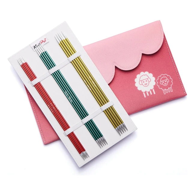 Agujas de tejer Zing KnitPro 15 cm 200-400 mm en estuche de tela