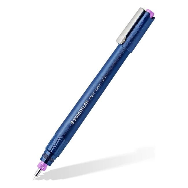 Pluma de Caligrafía Staedtler Mars Matic 01mm Azul - Sistema de Sellado Doble