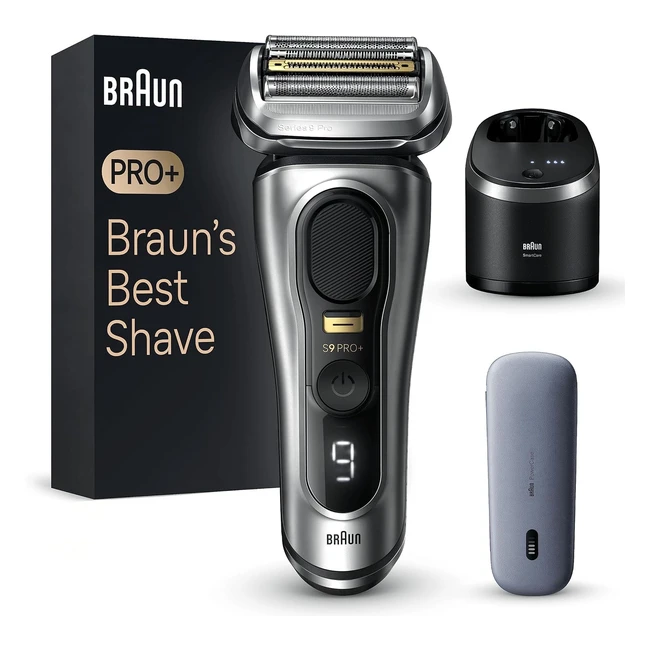 Braun Series 9 Pro 9577CC Rasoir Électrique Homme 5 Éléments Rasage Tondeuse Précision Station SmartCare