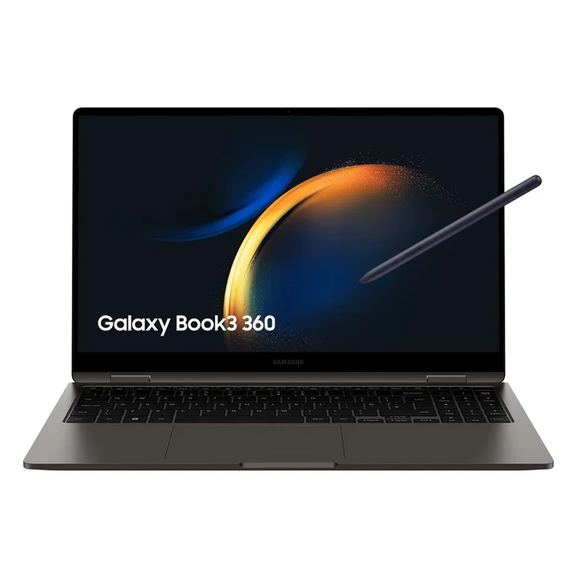 Samsung Galaxy Book3 360 - Portátil Convertible 15.6 WQXGA Intel Evo i7-1360p 16GB RAM 512GB SSD Intel Iris Xe Windows 11 - Grafito