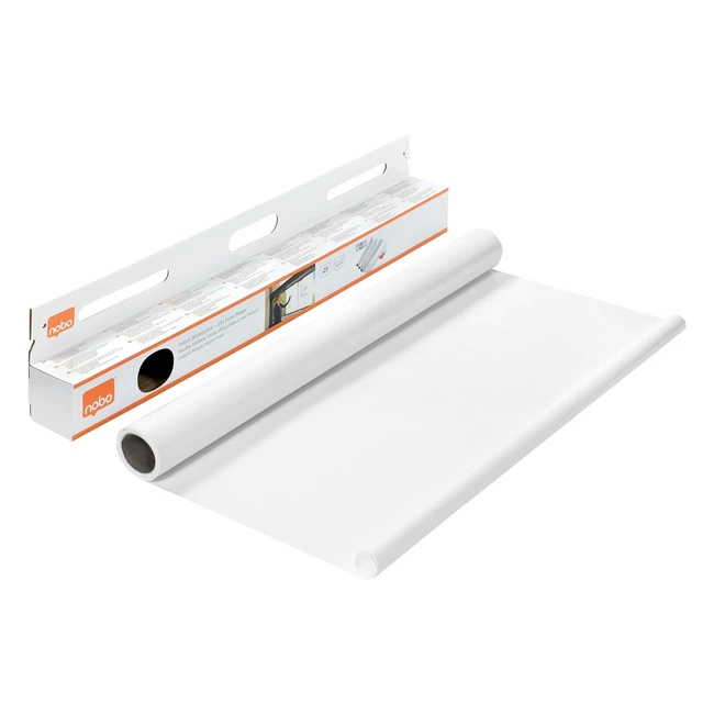 Lot 25 Feuilles Tableau Blanc Nobo 1905156 Effaçable Sec 800 x 600 mm