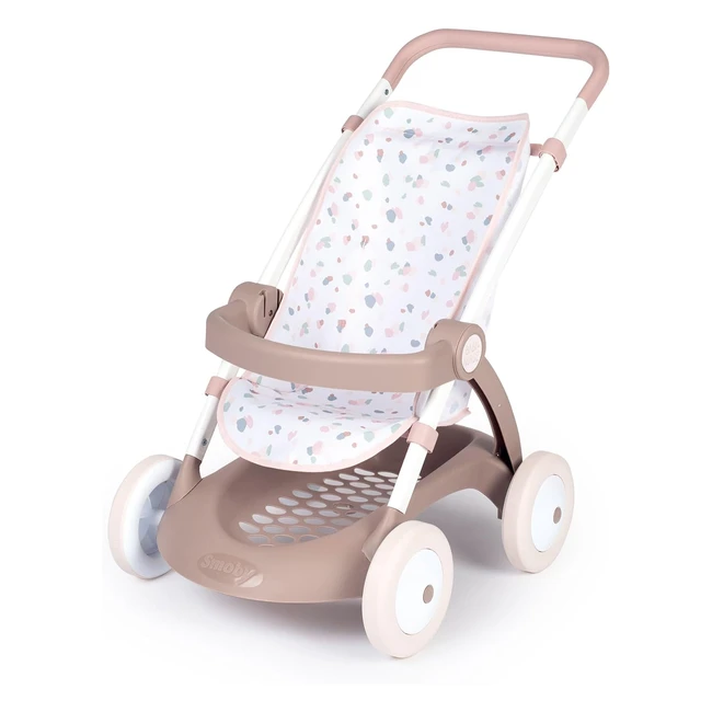 Poussette Smoby Baby Nurse 254018 - Arceau de sécurité - Panier de rangement