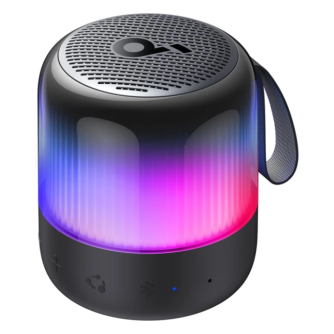 Enceinte Bluetooth Soundcore Glow Mini, Son 360, Batterie 12h, IP67, Lumière Personnalisable