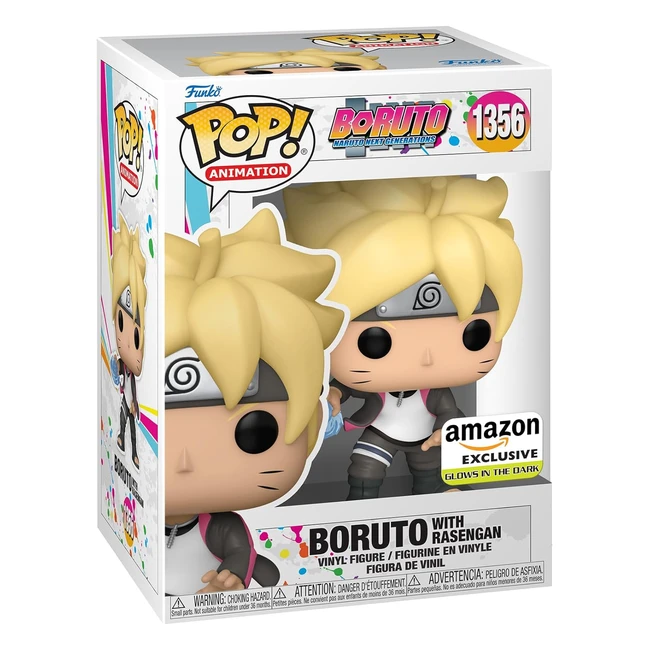 Funko Pop Animation Boruto Uzumaki Ransengan Brilla en la Oscuridad
