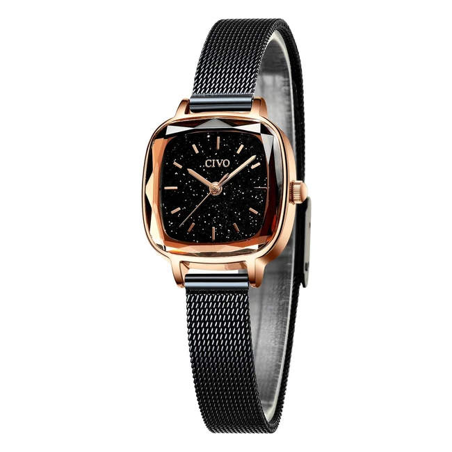 Orologio Donna Civo Ultra Sottile Acciaio Inossidabile Impermeabile - Ref.1234