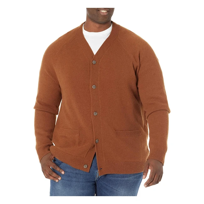 Cardigan homme Amazon Essentials laine d'agneau col en V DJ Goodthreads