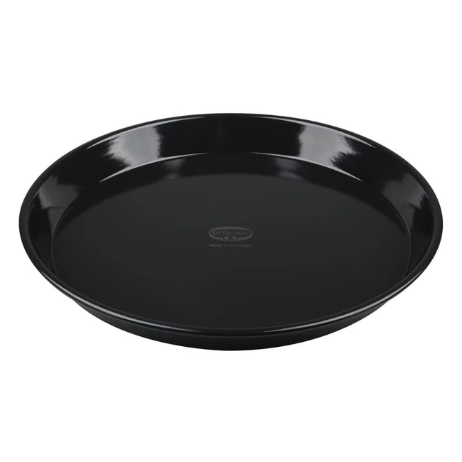Plat four rond Dr. Oetker 1500, acier maillé 32 x 3 cm, résistant aux hautes températures