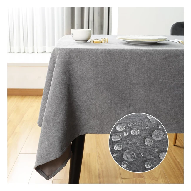 Tovaglia Impermeabile Seashore Tree Quadrato Classico per Cucina Ristorante Natale