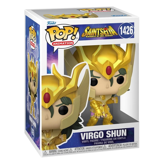 Funko Pop Animation Saint Seiya Gold Virgo Andromeda Shun Figura Vinilo #95cm