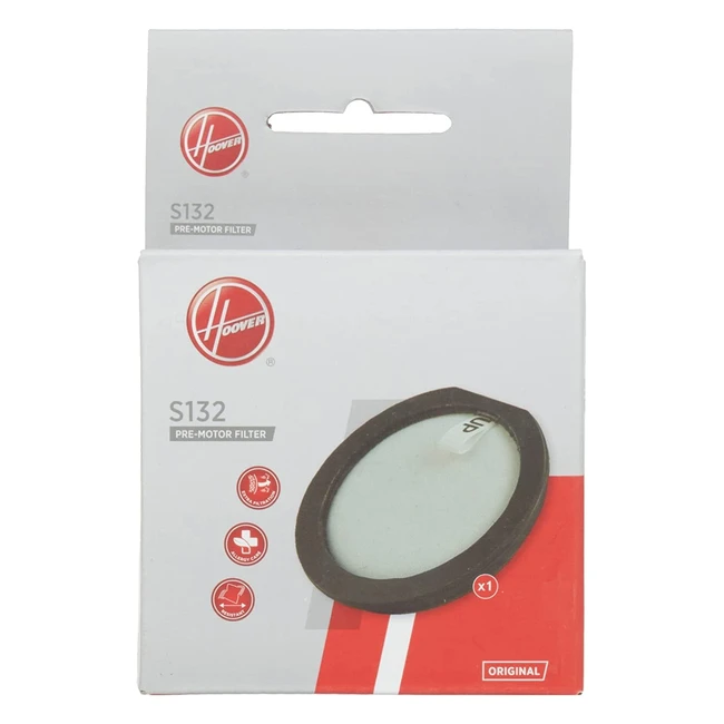Hoover S132 Pre Motor Filter Extra Filtering Original Compatible with Hoover Mattress Batting Ultra Vortex