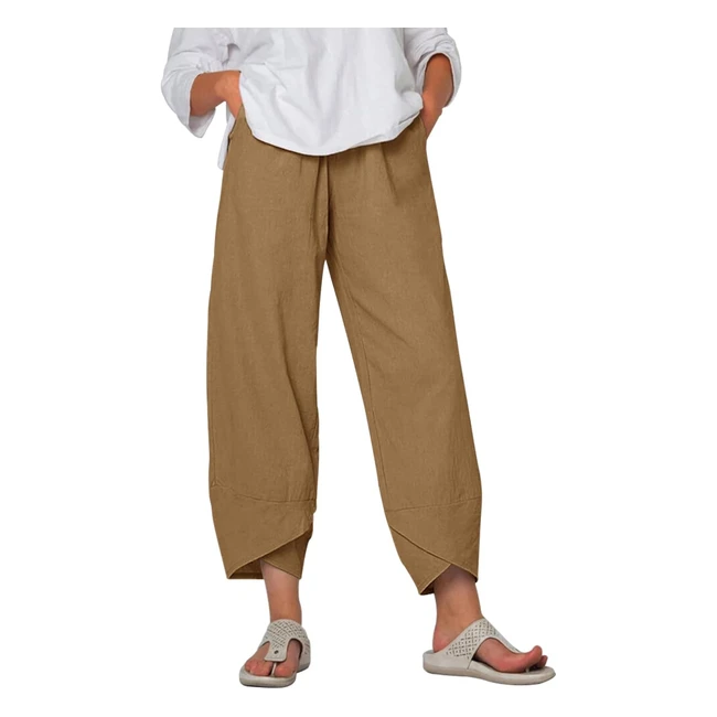 Pantalón Mujer Heekpek Algodón Verano Ligero 910 Azul Marino