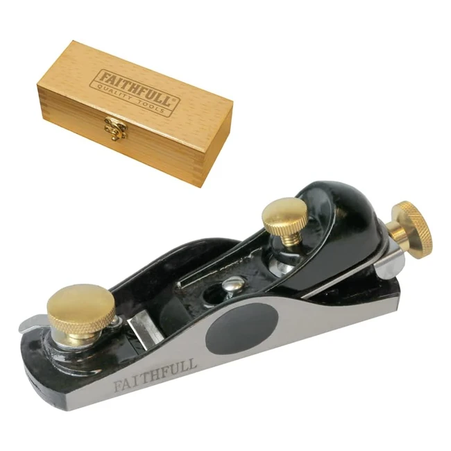 Faithfull 6012 Pialla Block Plane - Ideale per Lavori a Grana Fine - RR-PA2023 - 35mm