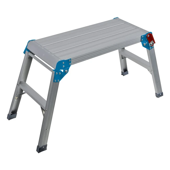 Scala a 1 gradino Silverline 640000 con pedana - Portata 150 kg
