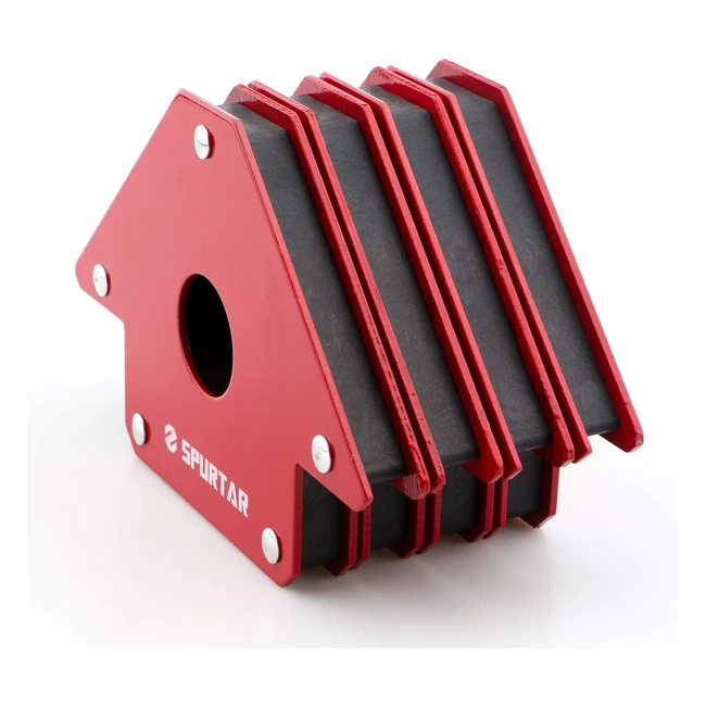 Escuadra Magnética Spurtar 23kg 4 Pzas 45 90 135 Grados