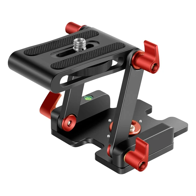Testina Inclinata Tipo Z Neewer ZFlex - Regolabile con Piastra Rapida - Lega di Alluminio - 3kg