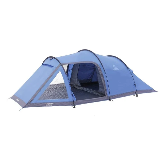 Tenda Tunnel Vango Venture 450 - HH 3000mm - Finestre PVC - Tasche Interne - Portico - Borsa Trasporto