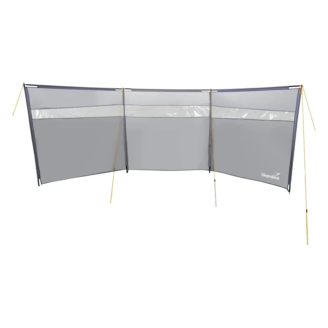 Skandika Windschutz Bora 45m - Stabil & Sturmfest - Camping & Garten - Ohne Bohren