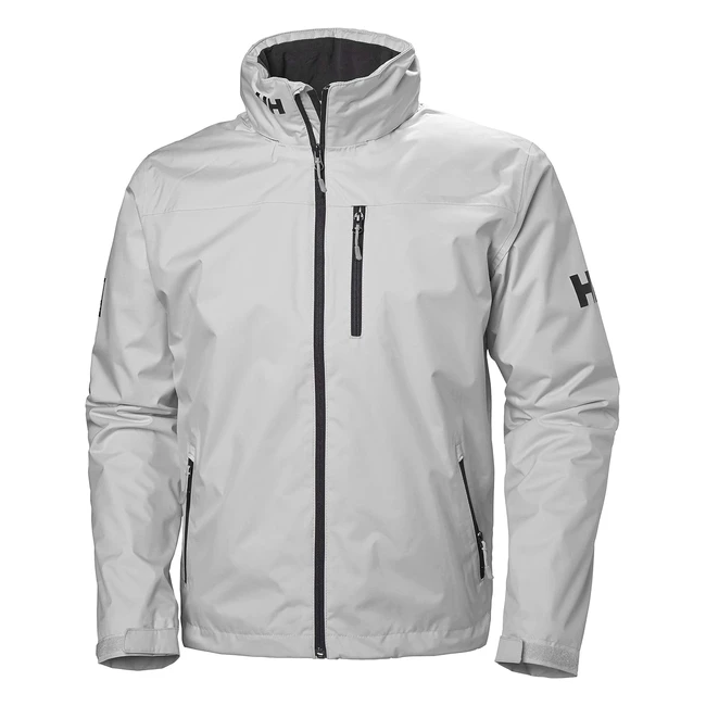 Helly Hansen Men's Crew Hooded Midlayer Jacket XL Grey Fog - Pack of 1