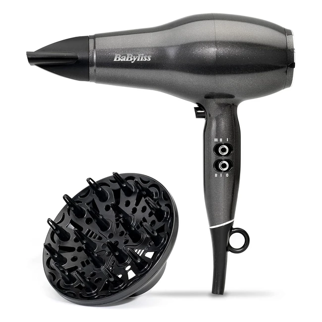 Babyliss Platinum Diamond 2300W Hairdryer | Ultrafast Drying & Frizz Control