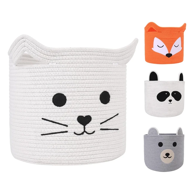 Cesto Portaoggetti Multifunzionale 30x30x30 - Cestino Giochi Bambini Kallax