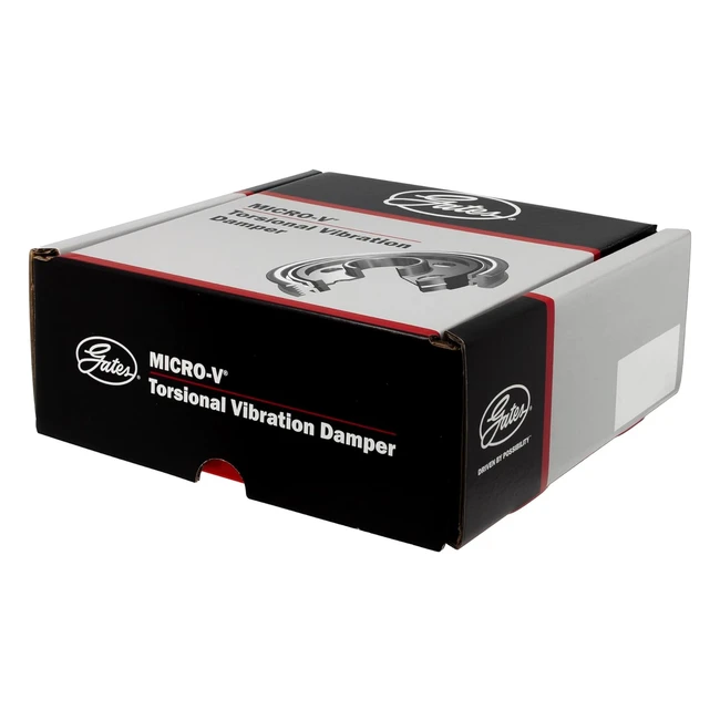 Gates Amortisseur de Vibration TVD1126A - Prévient la Rupture du Vilebrequin