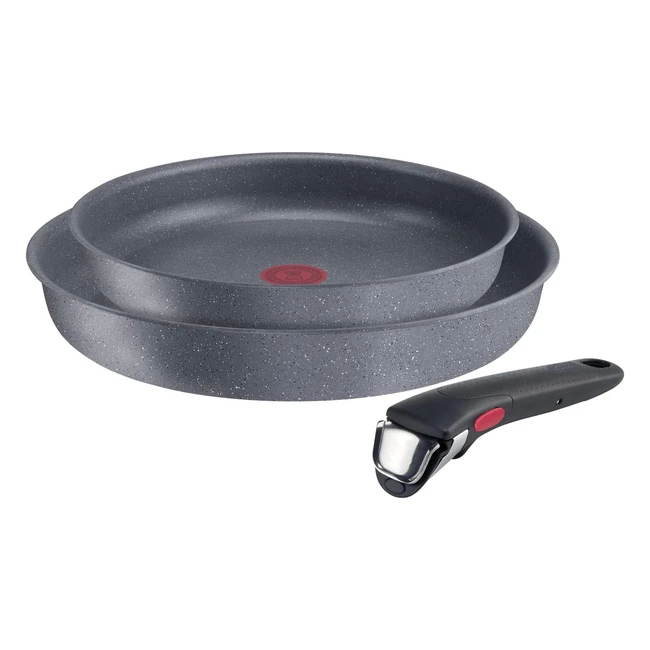 Set Padelle Lagostina Ingenio Mineralis Eco 3 Pezzi 24cm 28cm Antiaderenti