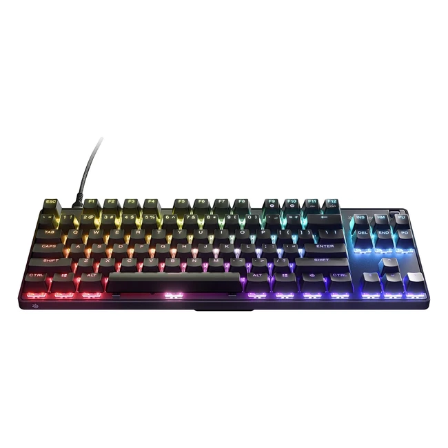 SteelSeries Apex 9 TKL Clavier de jeu mécanique - Switchs optiques - Actionnement en 2 points