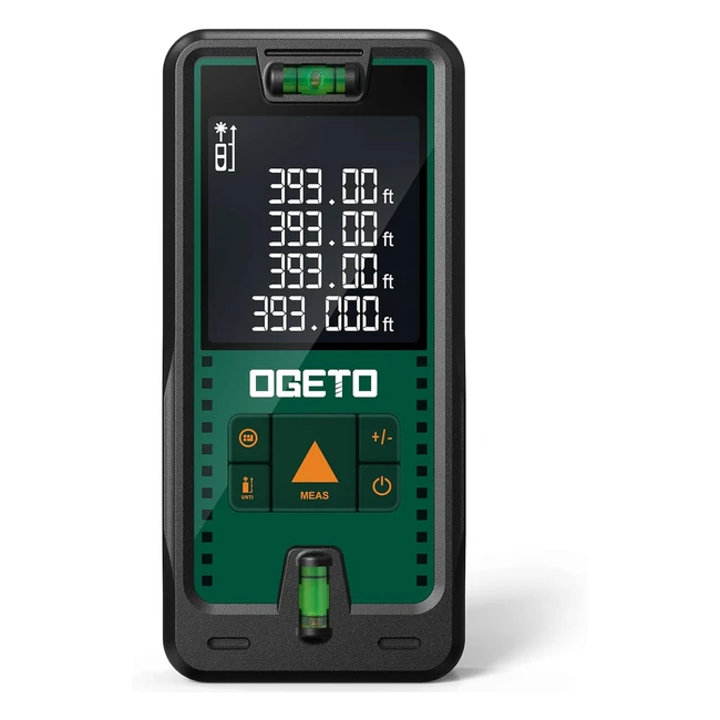 Télémètre laser Ogeto TLMTRE-120M Haute Précision Portable - Mesure Longueur/Zone/Volume - 2 AAA Piles