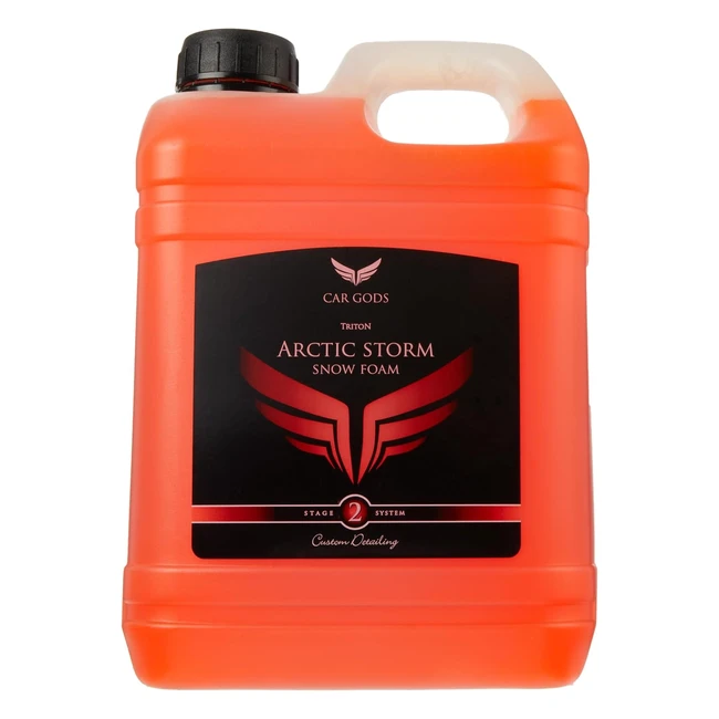 Shampoo Ultramoussant Car Gods Triton 25L - Schiuma Ultra Spessa, PH Neutro
