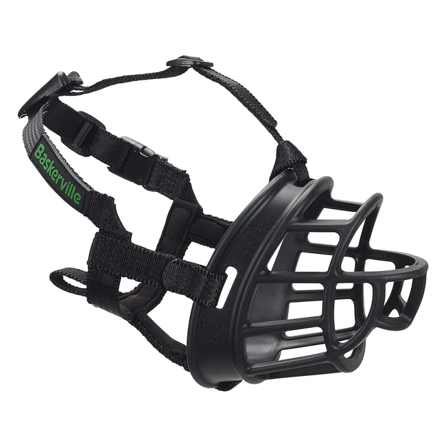 Baskerville Ultra Maulkorb Gr. 6 - Hundemaulkorb für Große Hunde - Hecheln, Fressen, Trinken - Sicher & Bequem