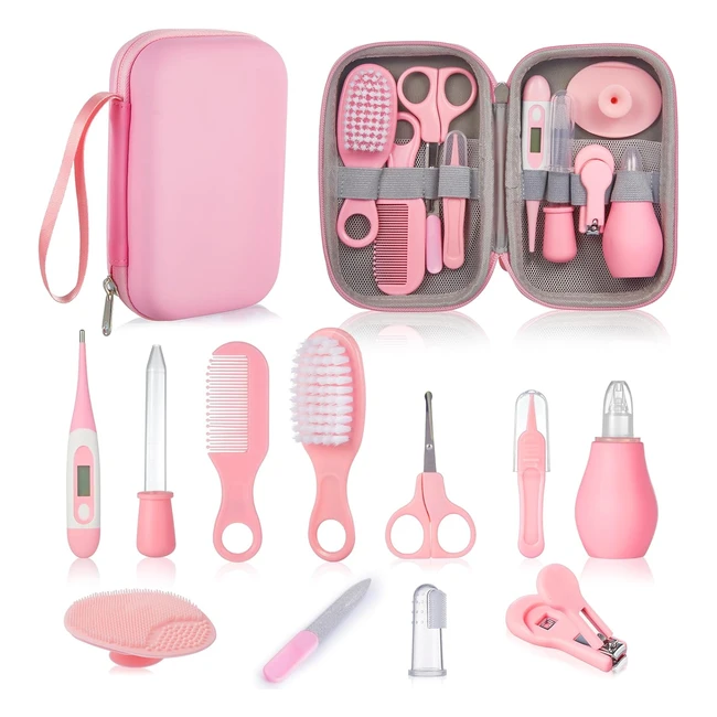 Lictin 12pcs Trousse de Soin Bébé - Sans BPA - Voyage et Maison