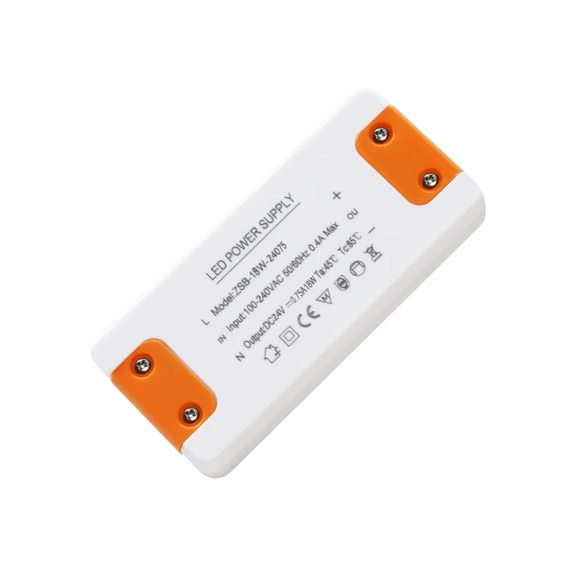 Alimentatore 24V 075A 18W Trasformatore 220V a 24V Driver LED AC a DC Lampada LED Costante