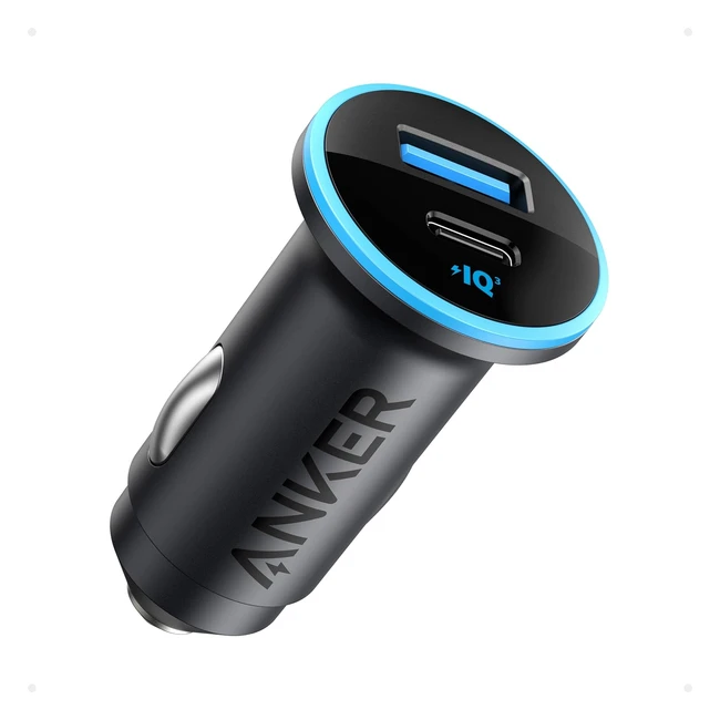 Chargeur Voiture USB-C 525W Anker 323 Double Port PowerIQ 30 iPhone 14 13 12 11 Pro Max Mini X XS Samsung Galaxy S232221 iPad Pro Pixel