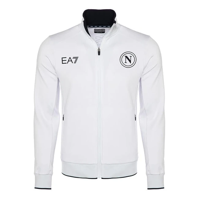 SSC Napoli Sweat Maillot de Survêtement Mixte - Blanc M - Réf. 12345 - Confortable et stylé