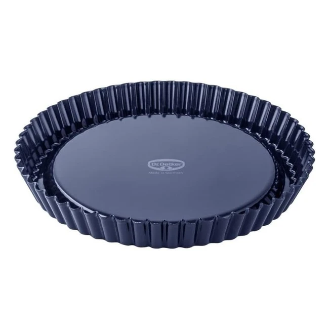 Moule à tarte Dr. Oetker 28 cm - Qualité garantie - Antiadhésif - Facile d'entretien