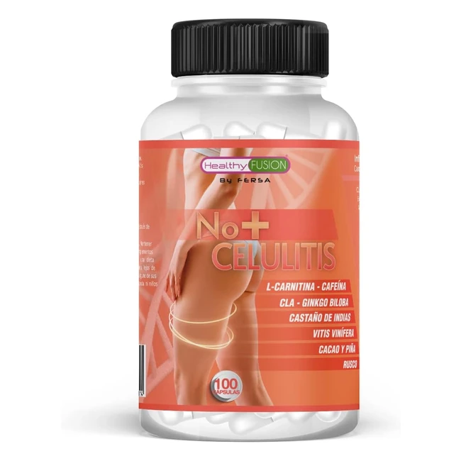 Potente Anticelulítico Reductor Intensivo - L-Carnitina, CLA, Extracto de Cacao - 100 Cápsulas