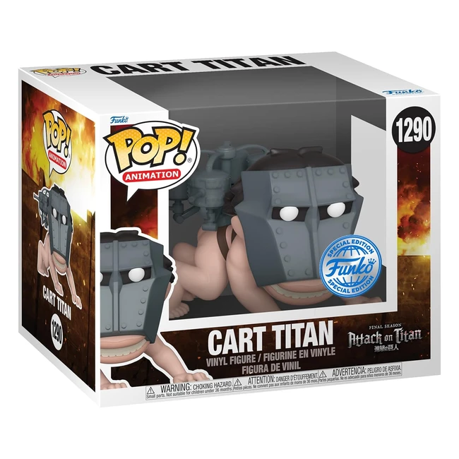Funko Pop Super Attack on Titan Cart Titan Figura Vinilo Coleccionable