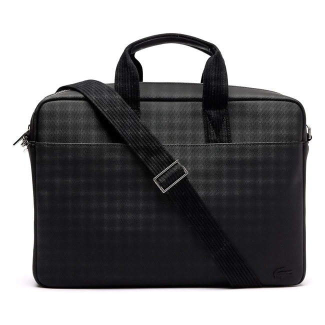 Sac ordinateur Lacoste Homme NH4429HC Noir - Taille Unique - Polyester & Polyuréthane