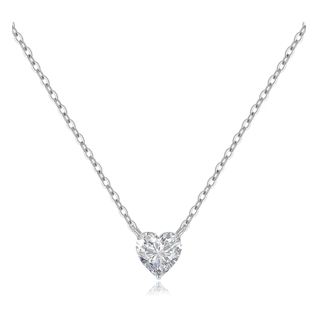 Collana Argento Sterling 925 Oro Rosa Placcato14k - Donna - Diamanti - Regali Fortunati