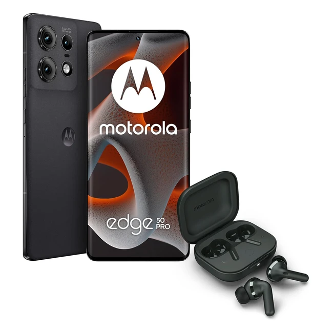 Motorola Edge50 Pro Smartphone 67" Super HD OLED Display 50MP Kamera 12/512 GB inkl. 125W Ladegerät Android 14 Black Beauty inkl. Moto Buds Sound by Bose - Exklusiv bei Amazon