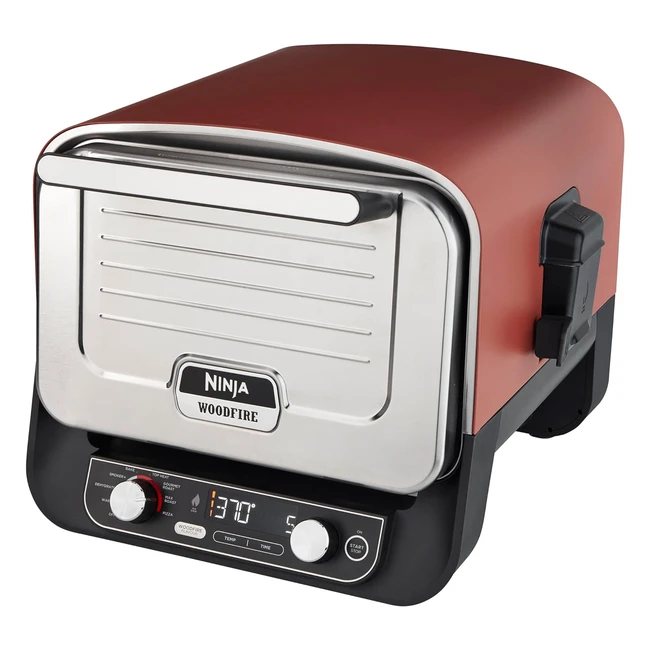 Ninja Woodfire Horno Eléctrico 8 en 1 - Pizza, Asador, Ahumador - OO101EU
