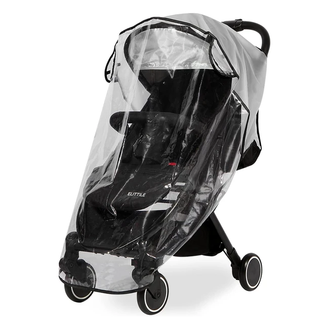 Habillage Pluie Universel pour Poussette HRZEEM - Protection Intempéries et Vent