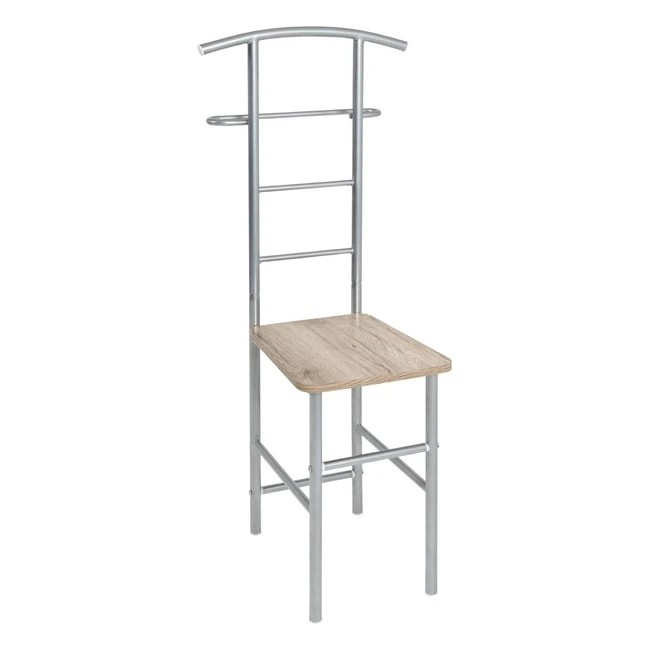 Haku Mbel Valet - Aluminum Oak - W46xD46xH109cm - Load Capacity 90kg