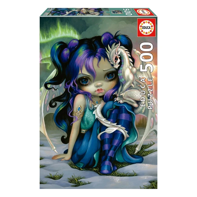 Educa Puzzle 500 pices Adultes Fe Dragon 34 x 48 cm 19906