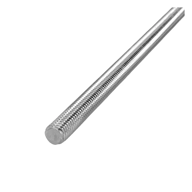 Barra filettata M8 x 330mm in acciaio zincato 2 pezzi - Resistenza 48 DIN 976