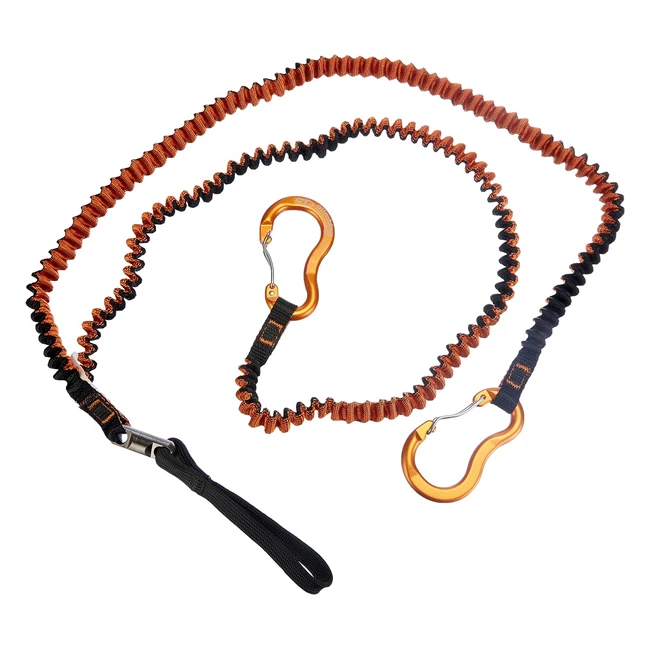 Climbing Technology Dragonne Swhippi Y Longe Elastica Unisex Arancione - Nuovo Modello