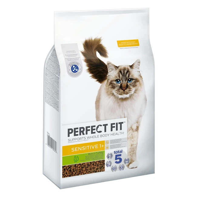 Hochwertiges Trockenfutter für sensible Katzen ab 1 Jahr, Truthahn, 7 kg