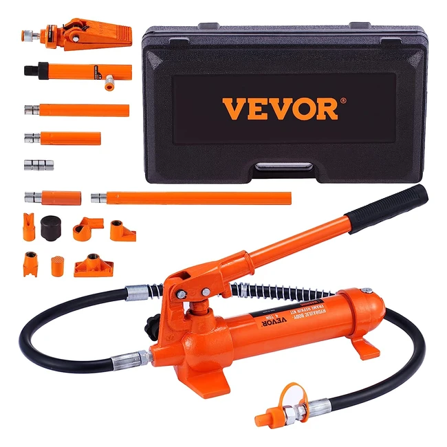 Kit Martinetto Idraulico 4T Sollevatore Auto Corsa 125mm HV15 Cilindro Q235B