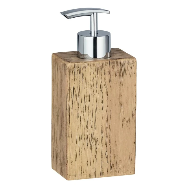Dispenser Sapone Marla Rovere - Capacità 025 L - Effetto Legno - Wenko