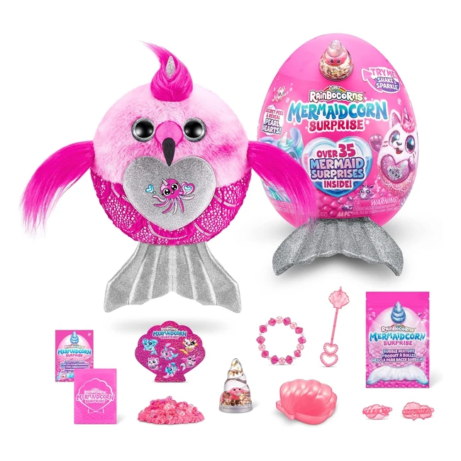 Rainbocorns Mermaidcorn Series 7 Flamingo - 9283H Ultra Soft Plush